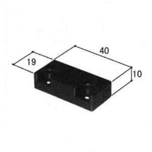 三協部品 引違い窓 ストッパー・センサー・電気コード：ストッパー(上かまち)[WB2843]