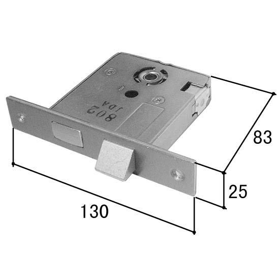 三協部品 玄関ドア 本締り錠 [WD0454] ロック本体 美和ロック製 刻印:MIWA THM H...