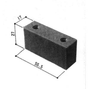 三協アルミ ストッパー WD1229 ハワーユ 引違い窓 ドア戸当たり部材 衝突防止 戸当り 交換部...