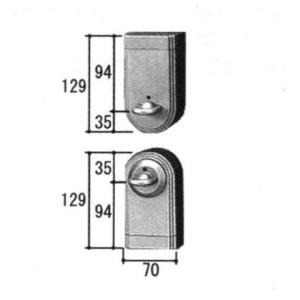 美和ロック 三協立山アルミ 玄関ドア リモコンキー 錠 赤外線タイプ