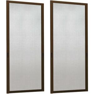 YKKアルミ網戸 YKK AP YKKAPオーダー網戸 引き違い窓用 2枚建用：[幅201〜300ミリ×高