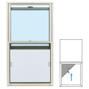 サッシ（上下スライド式）ガラス・網戸付き（5,000円/枚）最大３枚　取り外し・引き取り限定 エピソード（YKK AP） YKKAPオプション 窓サッシ 装飾窓 エピソードNEO