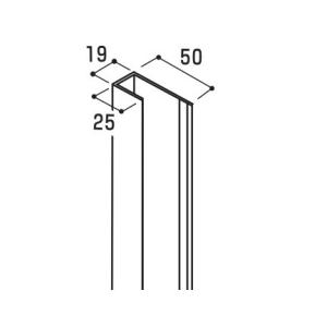 営業所止専用品 YKK ap アルミ 外壁 アルカベール エルモストーン 開口部・見切部：Ｊ型廻り縁...