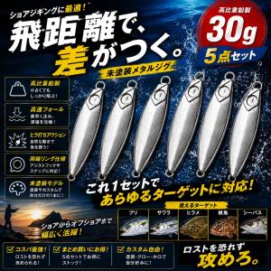 Breeze Time（ブリーズタイム） メタルジグ ルアー 5本セット 7g 10g