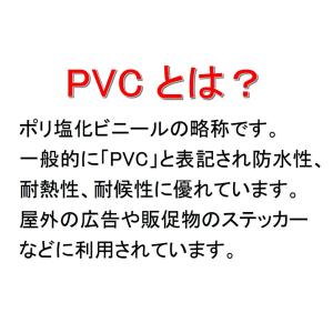 防水加工素材 ステッカー PVC加工素材 ナン...の詳細画像5