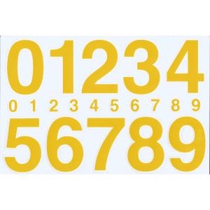 防水 数字 ステッカー PVC加工素材 ナンバ...の詳細画像1