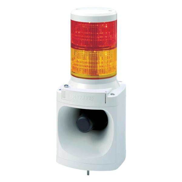 パトライト LKEH-210FA-RY LED積層信号灯付き電子音報知器 PATLITE