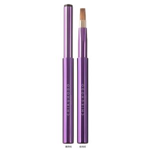 メイクブラシ 竹宝堂化粧筆 COLORSシリーズ スタンダードライン リップブラシ パープル 　CL...