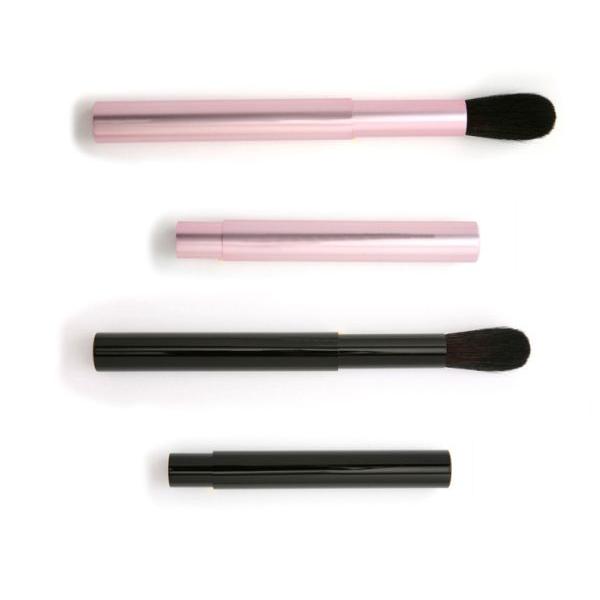 メイクブラシ 熊野筆 化粧筆／北斗園　HSシリーズ　スライド式チークブラシ　HS-2