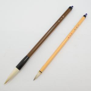 純白兼毫筆 書道筆 学生中 : 熊野筆の北斗園 - 通販 - Yahoo!ショッピング