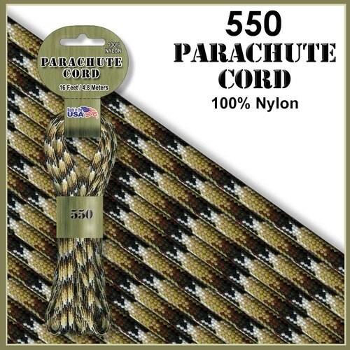 【 カラー：Lion Prince 】550 Parachute Cord , 耐加重250Kg ア...