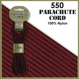 【 カラー：Vino 】550 Parachute Cord , 耐加重250Kg アメリカ製 Pepperell 社製 / 1m