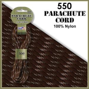 【 カラー：Football Fever 】550 Parachute Cord , 耐加重250Kg アメリカ製 Pepperell 社製 / 1m