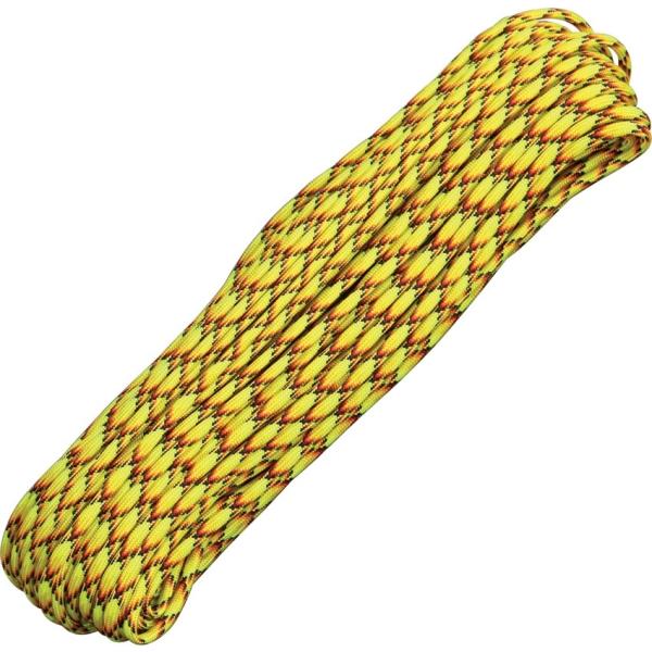 【 カラー：Explode 】アメリカ製　7 Strand 550 lbs Paracord ナイロ...