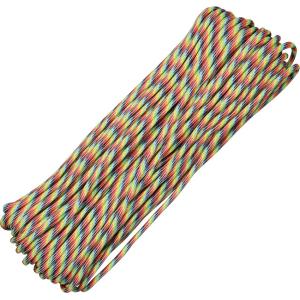 【 カラー：Light Stripes 】アメリカ製　7 Strand 550 lbs Paracord ナイロン製 中芯7本入 パラコード 550ポンド , Atwood Rope MFG 社製 / 1m