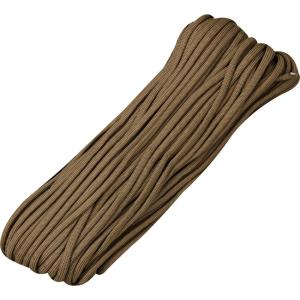 【 カラー：Brown 】アメリカ製　7 Strand 550 lbs Paracord ナイロン製 中芯7本入 パラコード 550ポンド , Atwood Rope MFG 社製 / 1m