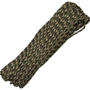 【 カラー：Camo 】アメリカ製　7 Strand 550 lbs Paracord ナイロン製 中芯7本入 パラコード 550ポンド , Atwood Rope MFG 社製 / 1m
