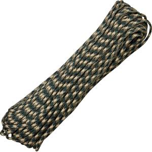 【 カラー：Forest Camo 】アメリカ製　7 Strand 550 lbs Paracord ナイロン製 中芯7本入 パラコード 550ポンド , Atwood Rope MFG 社製 / 1m