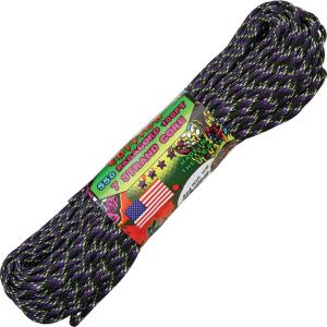 【 カラー：Undead Zombie 】アメリカ製　7 Strand 550 lbs Paracord ナイロン製 中芯7本入 パラコード 550ポンド , Atwood Rope MFG 社製 / 1m