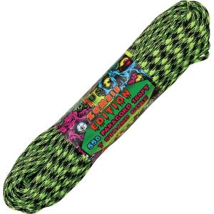 【 カラー：Outbreak Zombie 】アメリカ製　7 Strand 550 lbs Paracord ナイロン製 中芯7本入 パラコード 550ポンド , Atwood Rope MFG 社製 / 1m