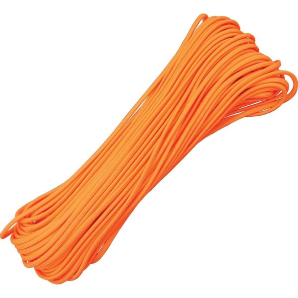 【 カラー：Neon Orange 】アメリカ製　7 Strand 550 lbs Paracord...