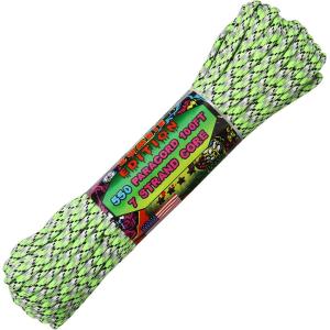 【 カラー：Biosludge 】アメリカ製　7 Strand 550 lbs Paracord ナイロン製 中芯7本入 パラコード 550ポンド , Atwood Rope MFG 社製 / 1m