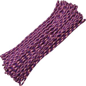 【 カラー：Purplelicious 】アメリカ製　7 Strand 550 lbs Paracord ナイロン製 中芯7本入 パラコード 550ポンド , Atwood Rope MFG 社製 / 1m