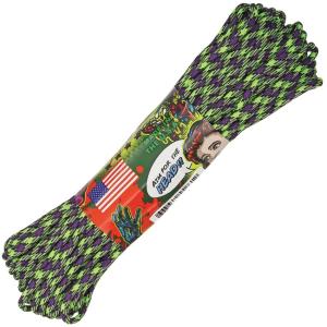【 カラー：Zombie 】アメリカ製　7 Strand 550 lbs Paracord ナイロン製 中芯7本入 パラコード 550ポンド , Atwood Rope MFG 社製 / 1m