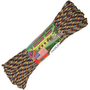 【 カラー：Vile 】アメリカ製　7 Strand 550 lbs Paracord ナイロン製 中芯7本入 パラコード 550ポンド , Atwood Rope MFG 社製 / 1m