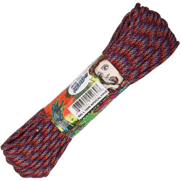 【 カラー：Apocalypse 】アメリカ製　7 Strand 550 lbs Paracord ...