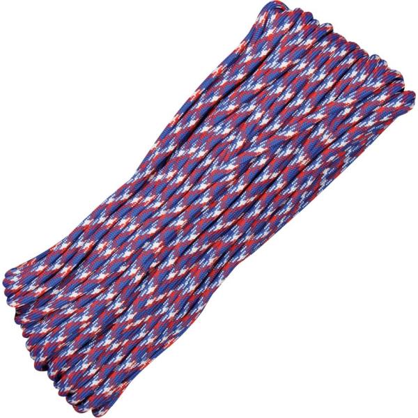 【 カラー：Liberty 】アメリカ製　7 Strand 550 lbs Paracord ナイロ...