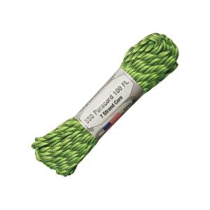【 カラー：Radioactive 】アメリカ製　7 Strand 550 lbs Paracord ナイロン製 中芯7本入 パラコード 550ポンド , Atwood Rope MFG 社製 / 1m
