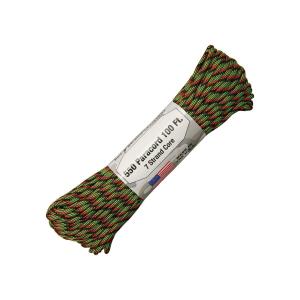 【 カラー：Ignition 】アメリカ製　7 Strand 550 lbs Paracord ナイロン製 中芯7本入 パラコード 550ポンド , Atwood Rope MFG 社製 / 1m
