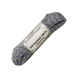 【 カラー：Hydro Plane 】アメリカ製　7 Strand 550 lbs Paracord ナイロン製 中芯7本入 パラコード 550ポンド , Atwood Rope MFG 社製 / 1m
