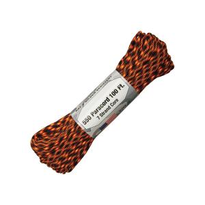 【 カラー：Lava Flow 】アメリカ製　7 Strand 550 lbs Paracord ナイロン製 中芯7本入 パラコード 550ポンド , Atwood Rope MFG 社製 / 1m