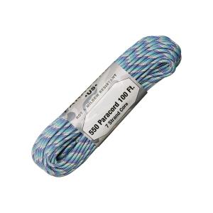 【 カラー：Cool Breeze 】アメリカ製　7 Strand 550 lbs Paracord ナイロン製 中芯7本入 パラコード 550ポンド , Atwood Rope MFG 社製 / 1m