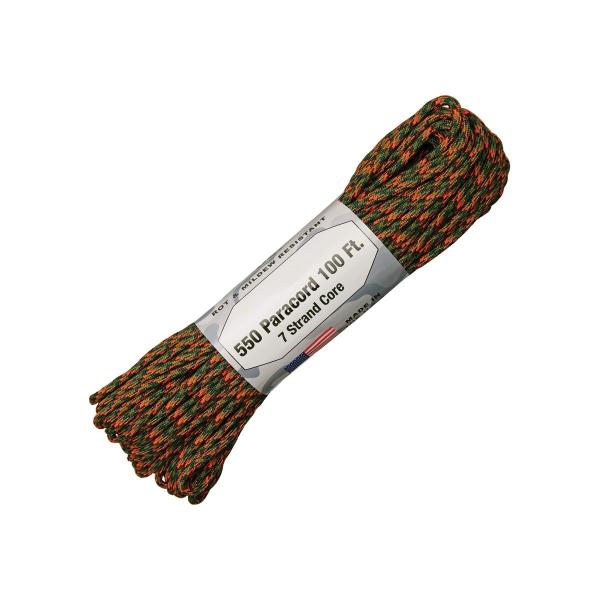 【 カラー：Blitz 】アメリカ製　7 Strand 550 lbs Paracord ナイロン製...