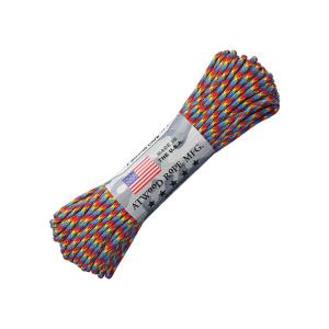【 カラー：Hot Shot 】アメリカ製　7 Strand 550 lbs Paracord ナイロン製 中芯7本入 パラコード 550ポンド , Atwood Rope MFG 社製 / 1m