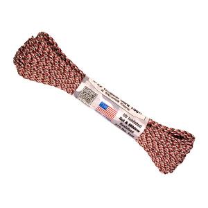 【 カラー：RED CAMO 】アメリカ製 275 Cord 3/32 Tactical ナイロン製 中芯4本入 パラコード 275ポンド , Atwood Rope MFG 社製 / 1m