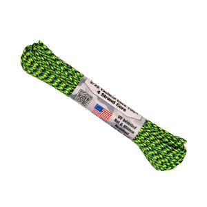 【 カラー：GECKO 】アメリカ製 275 Cord 3/32 Tactical ナイロン製 中芯4本入 パラコード 275ポンド , Atwood Rope MFG 社製 / 1m
