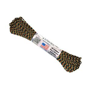 【 カラー：GALAXY 】アメリカ製 275 Cord 3/32 Tactical ナイロン製 中芯4本入 パラコード 275ポンド , Atwood Rope MFG 社製 / 1m