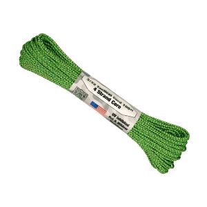 【 カラー：Green Spec 】アメリカ製 275 Cord 3/32 Tactical ナイロン製 中芯4本入 パラコード 275ポンド , Atwood Rope MFG 社製 / 1m