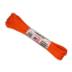 【 カラー：BURNT ORANGE 】アメリカ製 275 Cord 3/32 Tactical ナイロン製 中芯4本入 パラコード 275ポンド , Atwood Rope MFG 社製 / 1m
