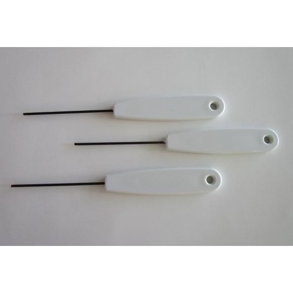 ※※ 白色の小形　懐かしのツッツキ棒全長：約10cm　3本セット【新品/未使用】22　パチンコ実機用...