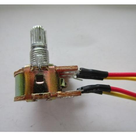 ※※ 左右均等バランス可能　ダブルタイプの回転式ボリューム5kΩ　コネクター式で簡単取り付け【新品/...