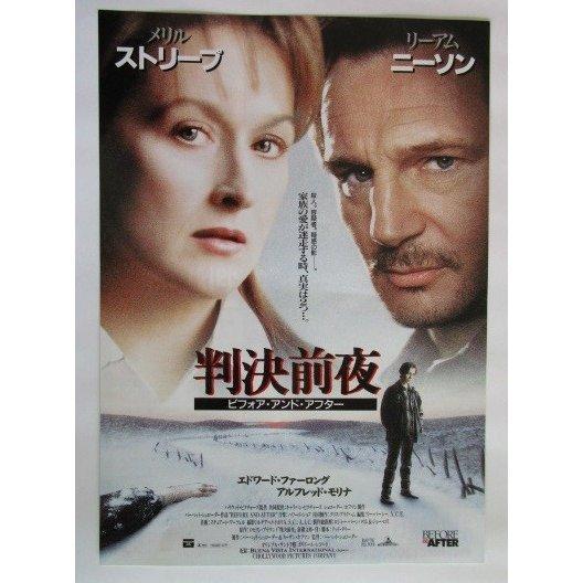 ※ 判決前夜　家族の愛が迷走する時真実は２つ　監督/バーベット・シュローダー【映画のチラシ/パンフ】...