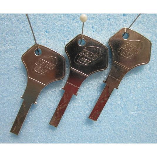 ※※ 流通用ドアキー　ZERO Key　ゼロキー　(3本)　NCL　パチンコ・パチスロ実機用の流通キ...