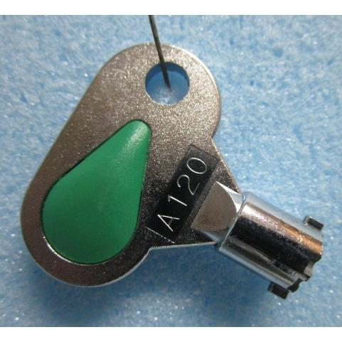 ※※ 緑色ドアキー：A120 (純正)　メーカー・機種不明　パチスロ実機用【鍵,かぎ,カギ】2(参考...