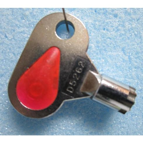 ※※ ピンク色ドアキー：D5262 (純正)　メーカー・機種不明　パチスロ実機用【鍵,かぎ,カギ】2...