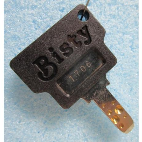 ※※ 黒色ドアキー：1706 (純正)　ビスティー/三共　パチスロ実機用【鍵,かぎ,カギ】2(現物画...